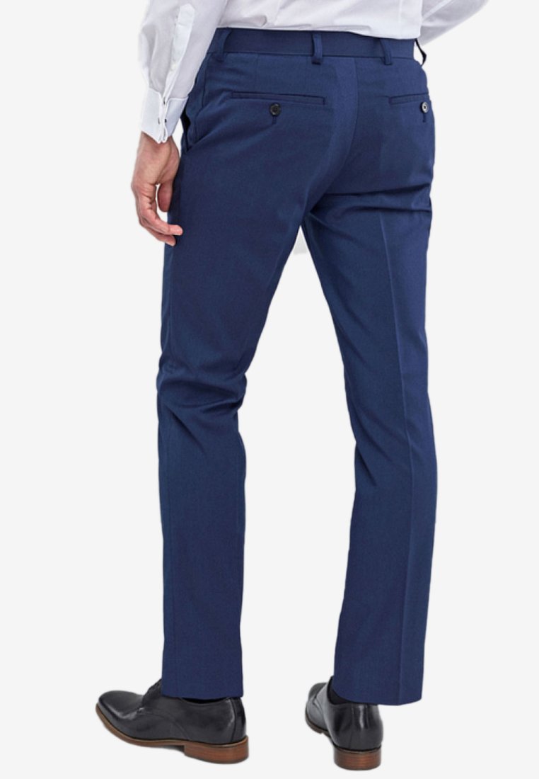Костюмные брюки SLIM FIT STRETCH Next, синий — фото 2