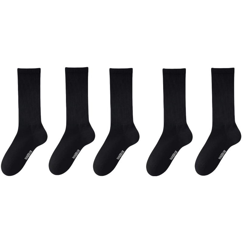 

Унисекс носки до колена WARRIOR, 5 pack = 5* черный