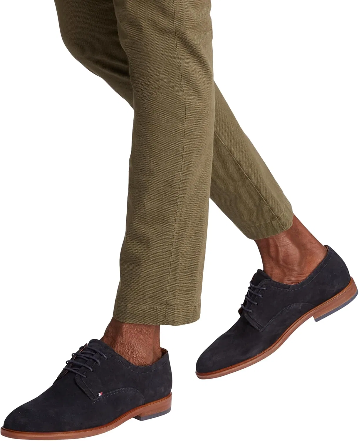 Мужские туфли-дерби Tommy Hilfiger Thunit из замши, голубой — фото 3
