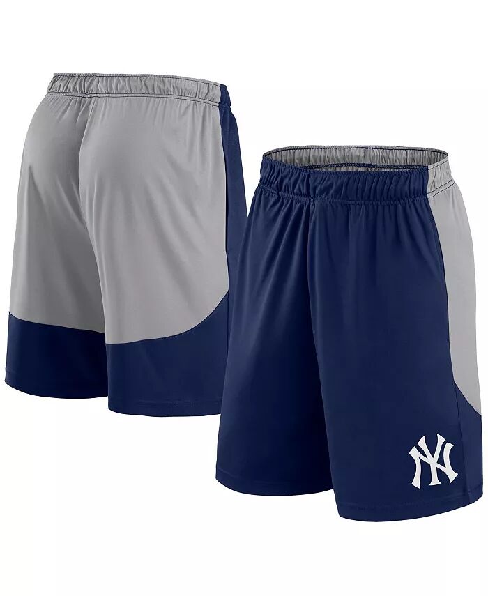 

Мужские шорты New York Yankees Go Hard темно-синего/серого цвета Fanatics