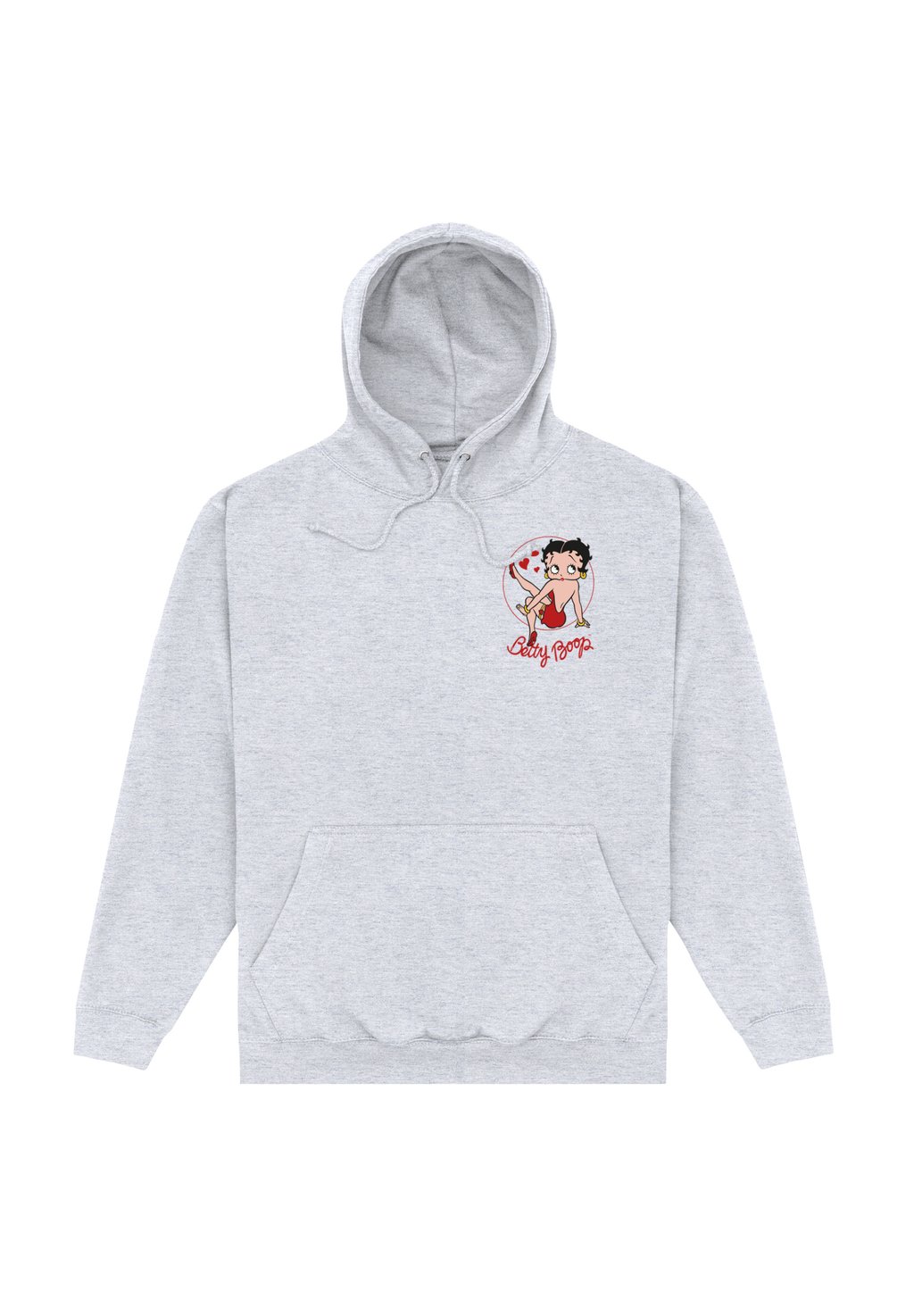 

Толстовка BETTY BOOP STRIKE A POSE con cappuccio Henry Tiger, цвет Heather Grey