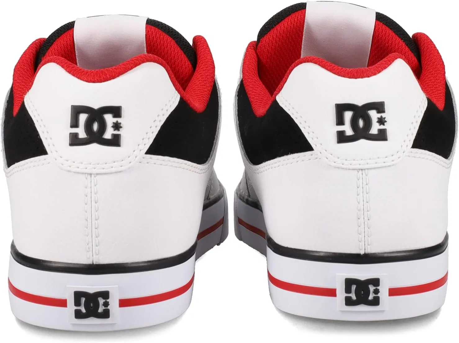 Мужские скейтбордистские кроссовки DC Pure, White Black Red — фото 3