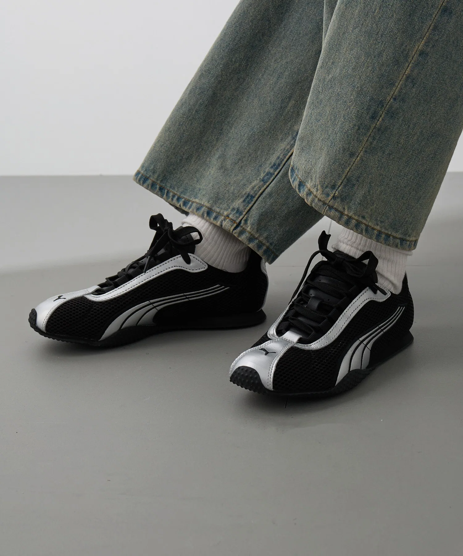 Унисекс кроссовки PUMA H-STREET OG низкие, лёгкие, зелёные — фото 3