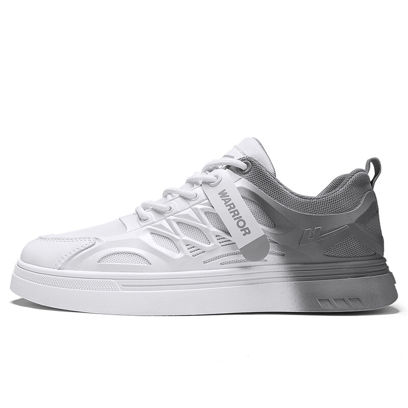 

Кроссовки WARRIOR Skateboarding Shoes Men Low-top, белый/серый