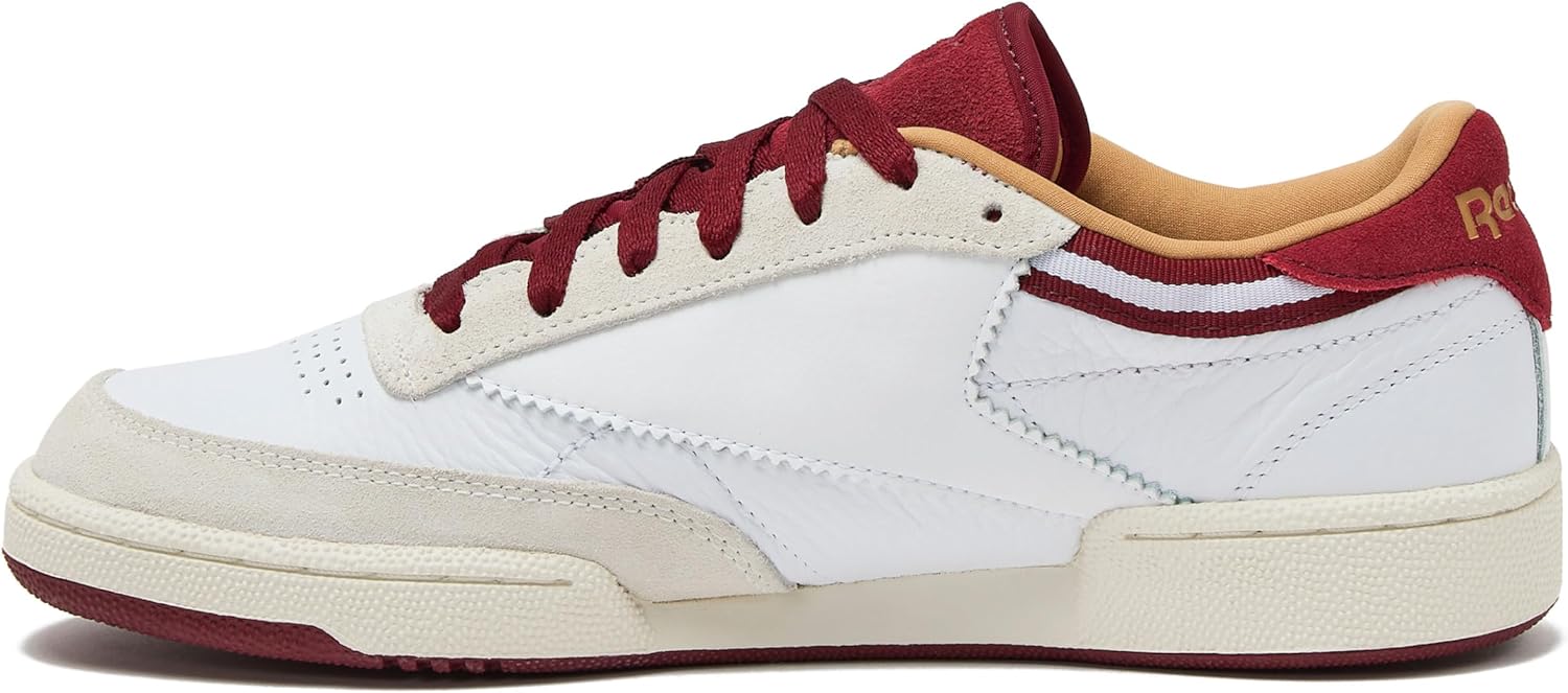 Мужские кроссовки Reebok Club C 85, повседневная спортивная обувь белого цвета для мужчин — фото 3