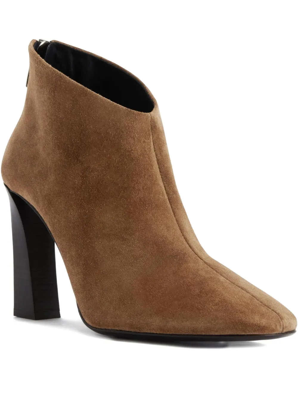 Замшевые ботильоны Losie 90 Giuseppe Zanotti, коричневый