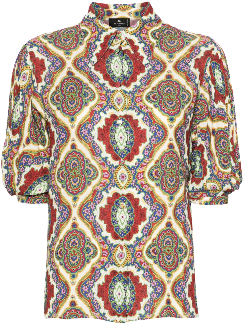 

Блузка с графичным принтом ETRO, красный