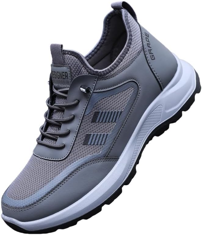 

Мужские удобные и дышащие спортивные повседневные кроссовки- мягкая подошва с противоскользящими свойствами- для ходьбы, походов и путешествий Fmshi, серый