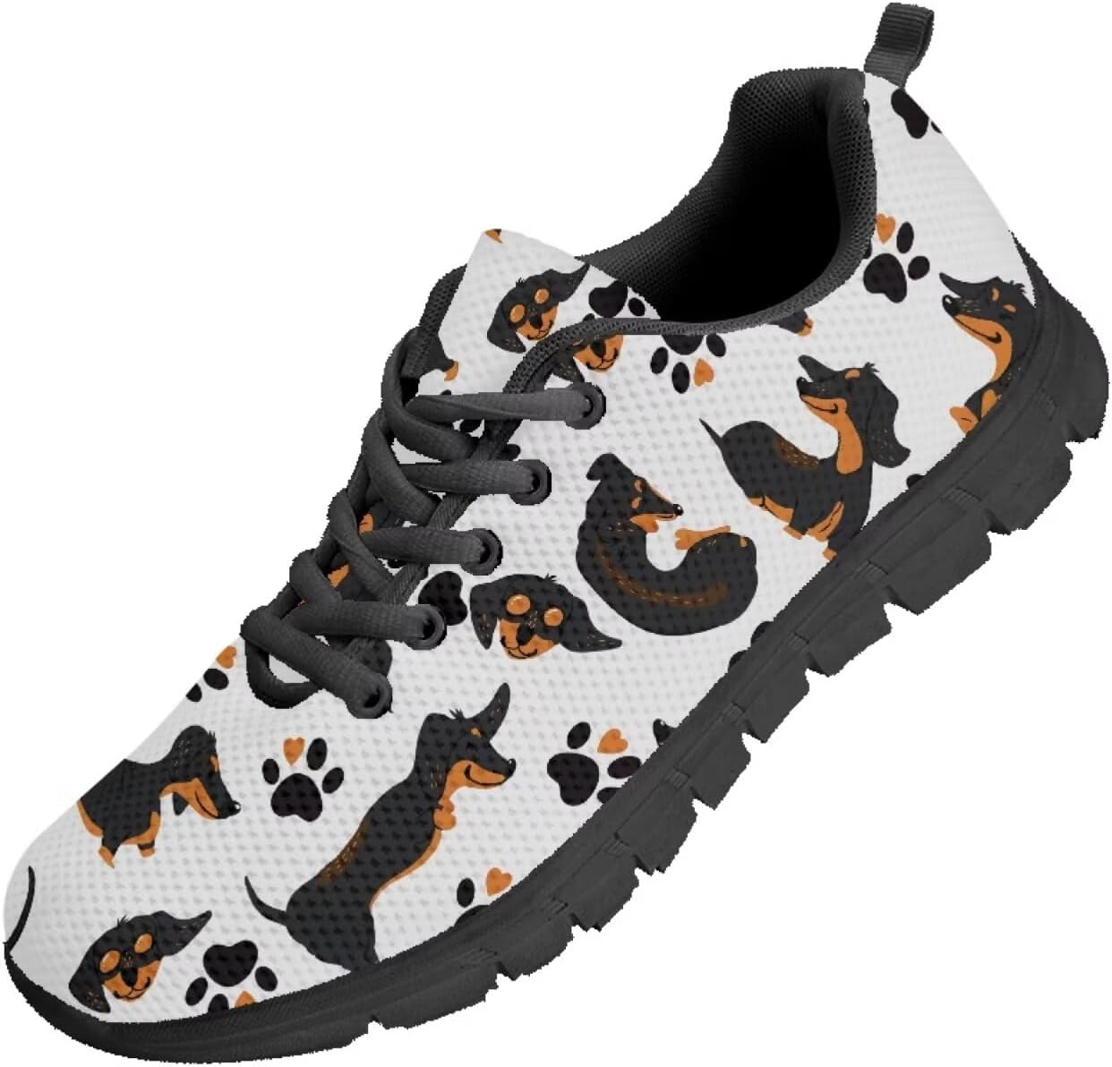 

Мужские кроссовки Funnydude Funny Graphic для тенниса, повседневная обувь для прогулок, легкие осенние кеды, Dachshund