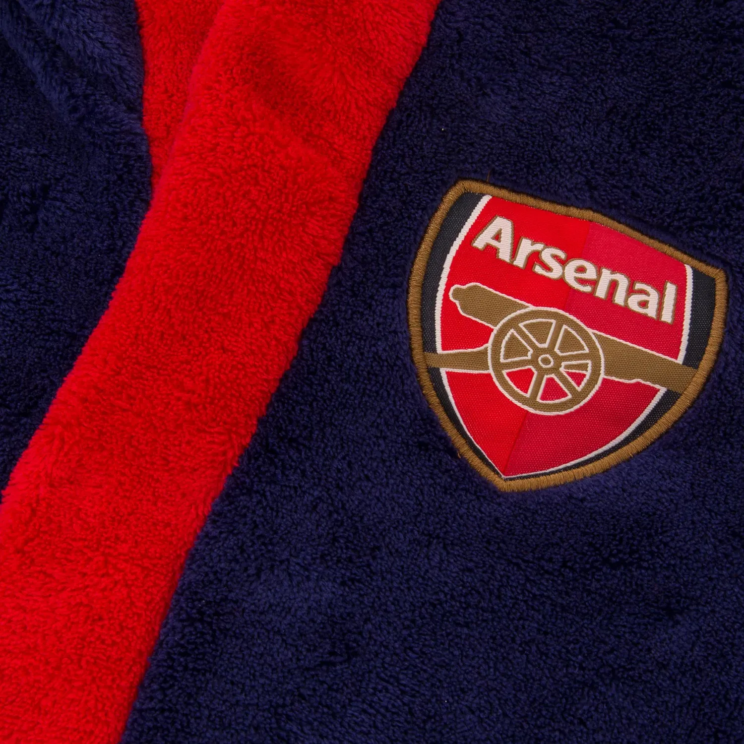 Детский халат с капюшоном Arsenal FC, синий — фото 3