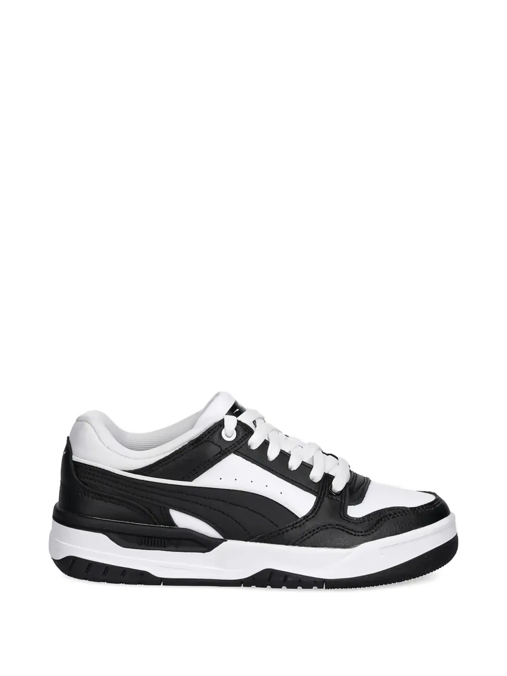 Кроссовки на шнуровке с вставками Puma Kids, белый — фото 2