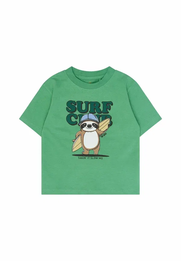 Футболка Tnsttobias os s_s tee print t-shirt The New Siblings, крем-мятный