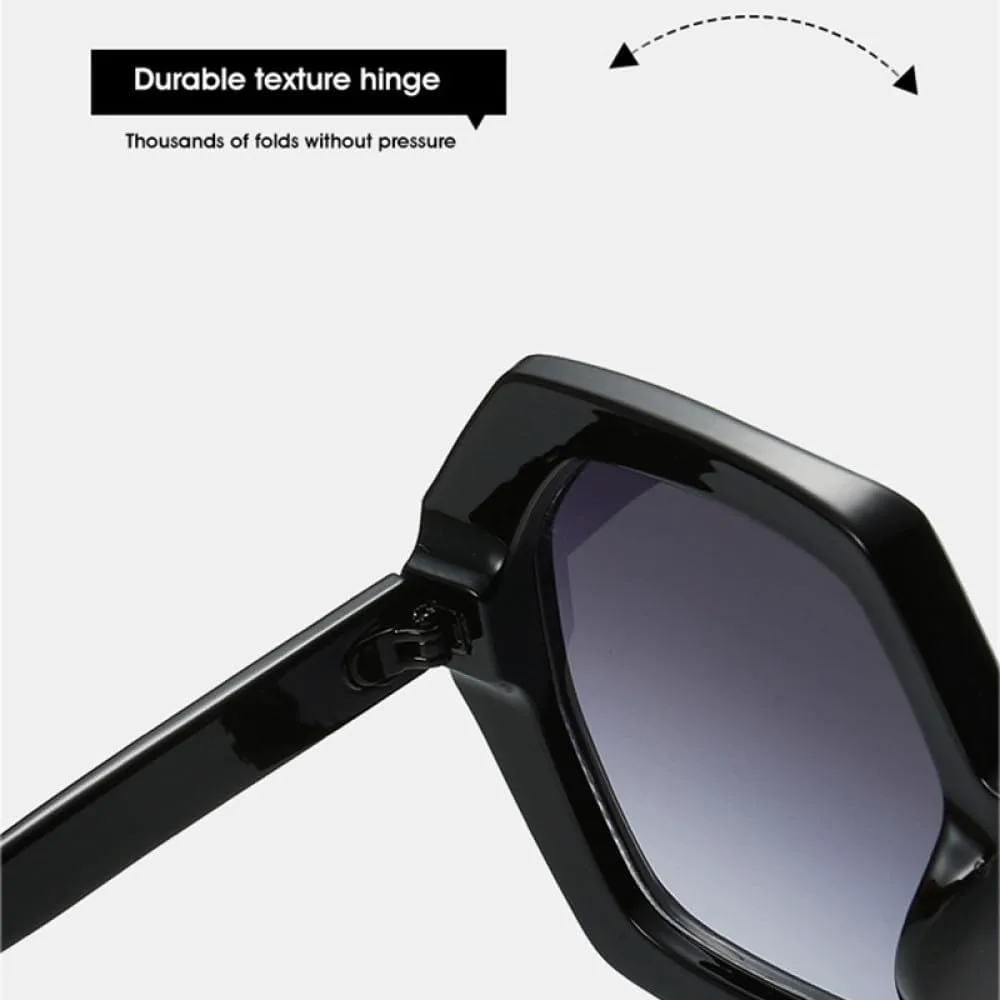 

Винтажные солнцезащитные очки, форма: многоугольник/квадрат, металлические заклепки, защита UV400, градиентное покрытие, цвет: Dark Red Tea Yellow, унисекс