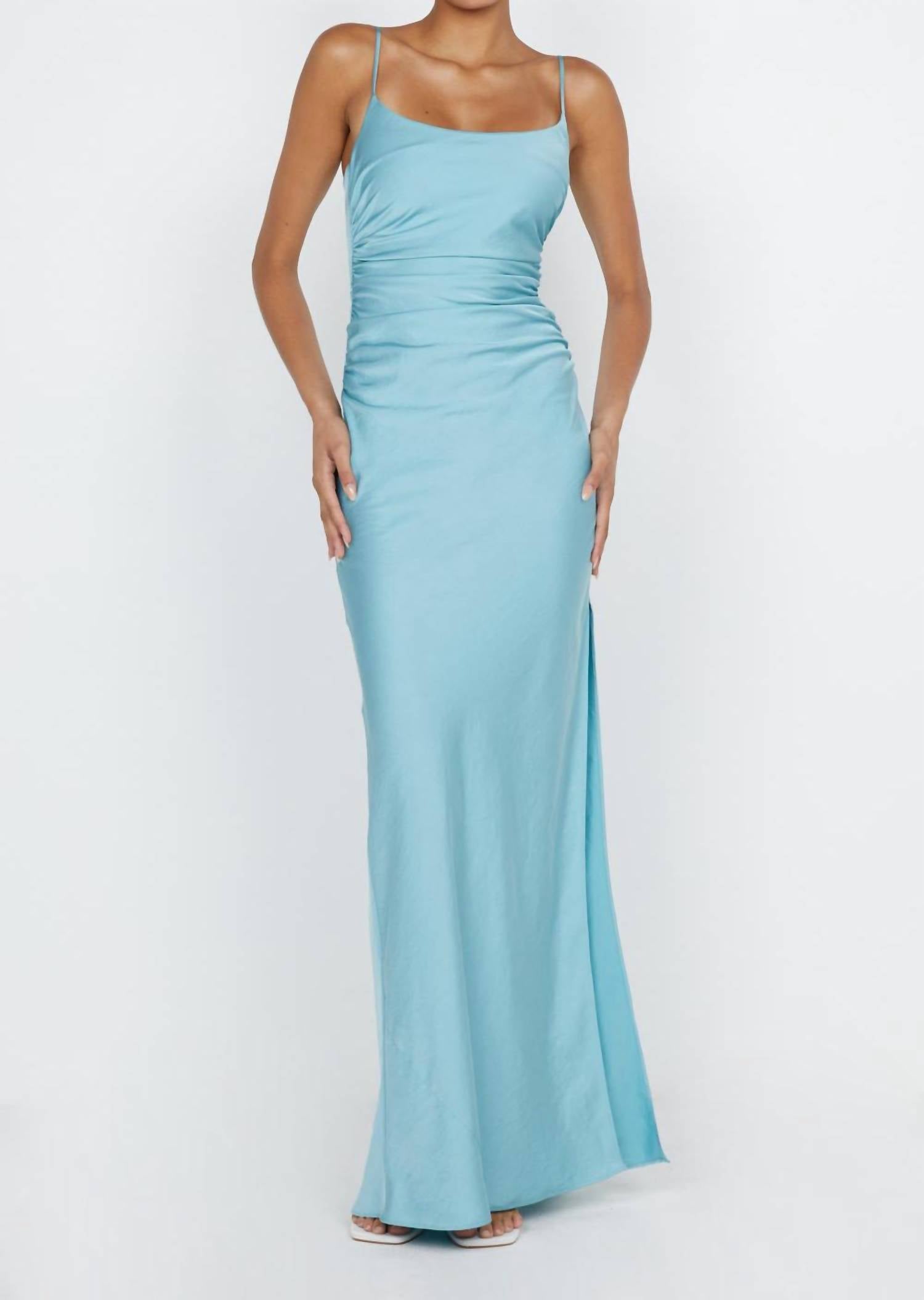 

Платье с круглым вырезом горловины в утином яйце BEC + BRIDGE, Duck Egg