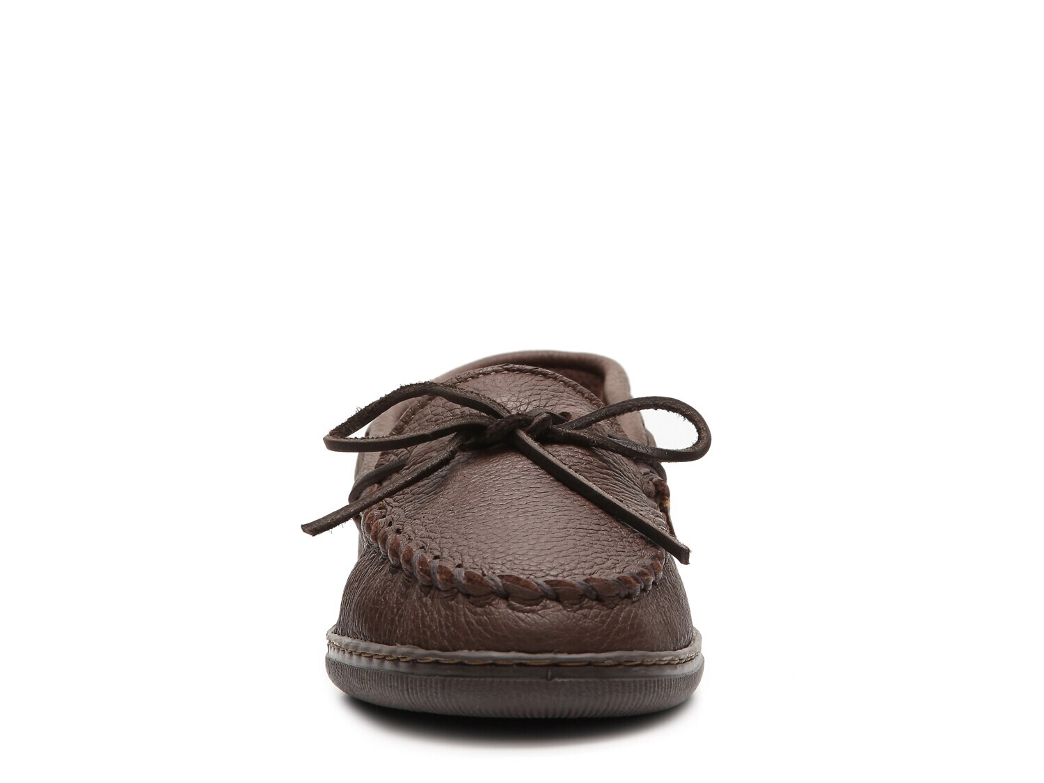 Лоферы Minnetonka Moosehide Classic, коричневый — фото 2