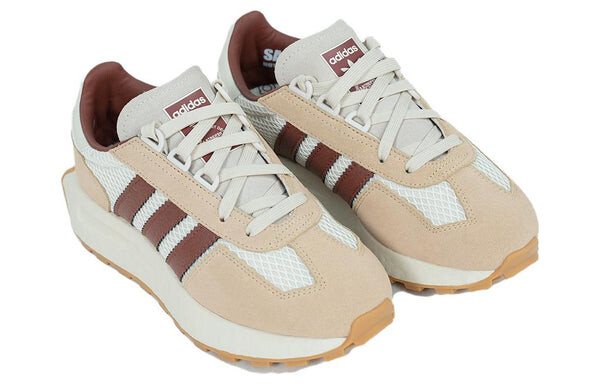 Кроссовки оригиналы ретро e5 Adidas, коричневый — фото 2