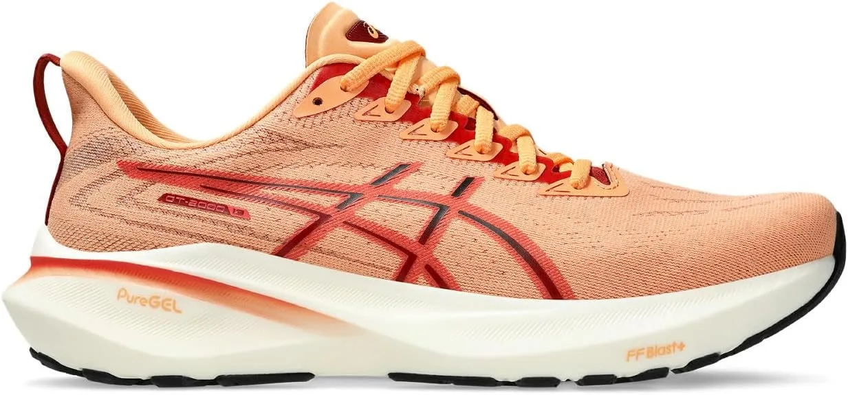 Мужские беговые кроссовки ASICS GT-2000 13, белый/черный — фото 4