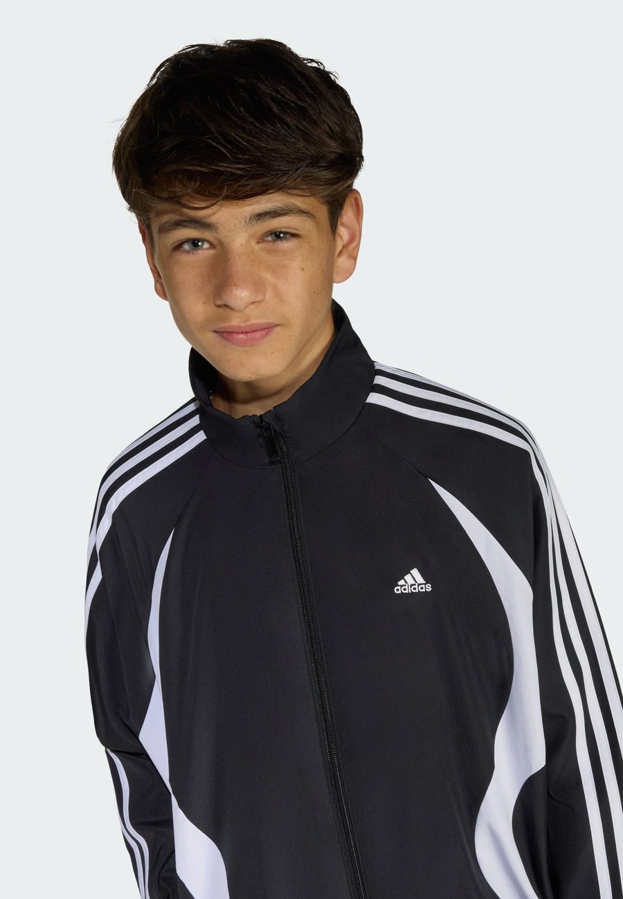 Толстовка Adidas Originals TEAMGEIST LOOSE, Black/White/White/White/Black — фото 3