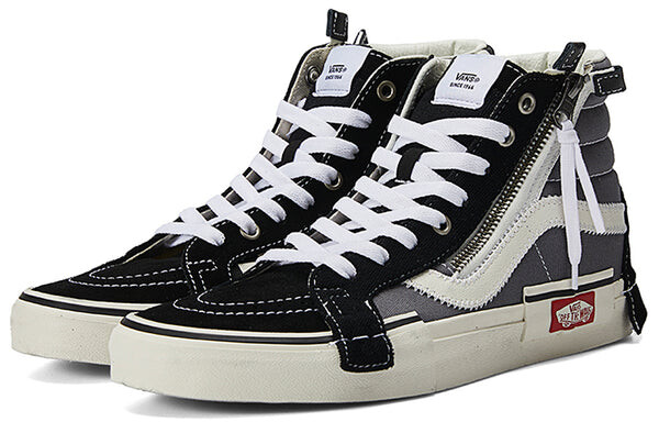 Кроссовки Vans SK8-HI Reissue Cap Skate Shoes Grey/Black, серый — фото 3