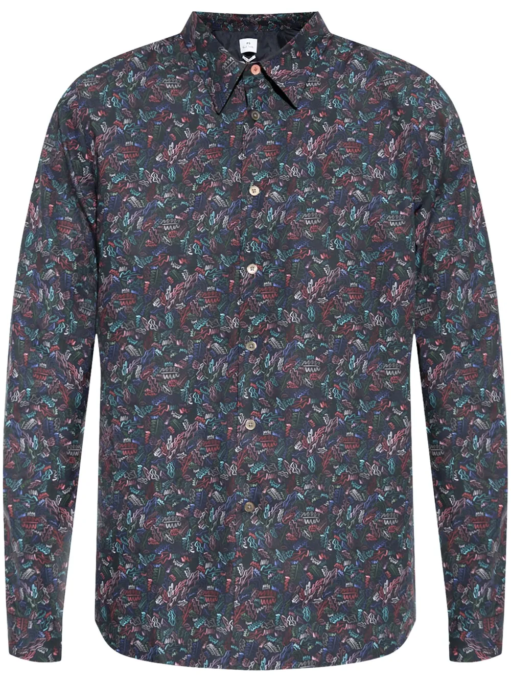 

Рубашка с принтом PS Paul Smith, черный
