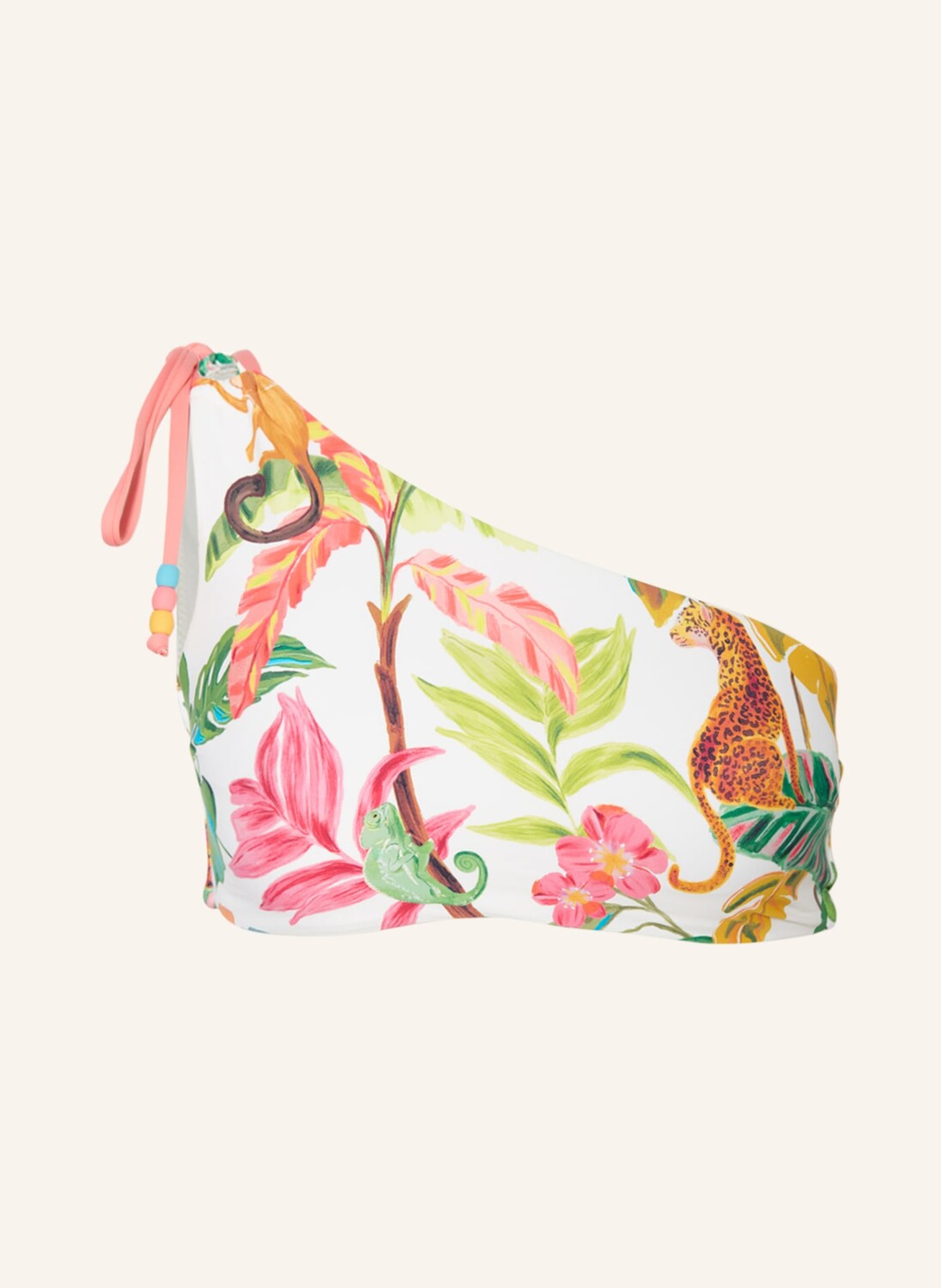 

Лиф бикини на одно плечо tropica SEAFOLLY, цвет ECRU/PINK/GRÜN