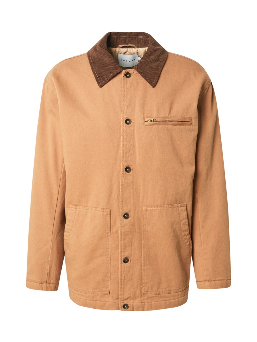 

Куртка межсезонная TOPMAN, кэмел