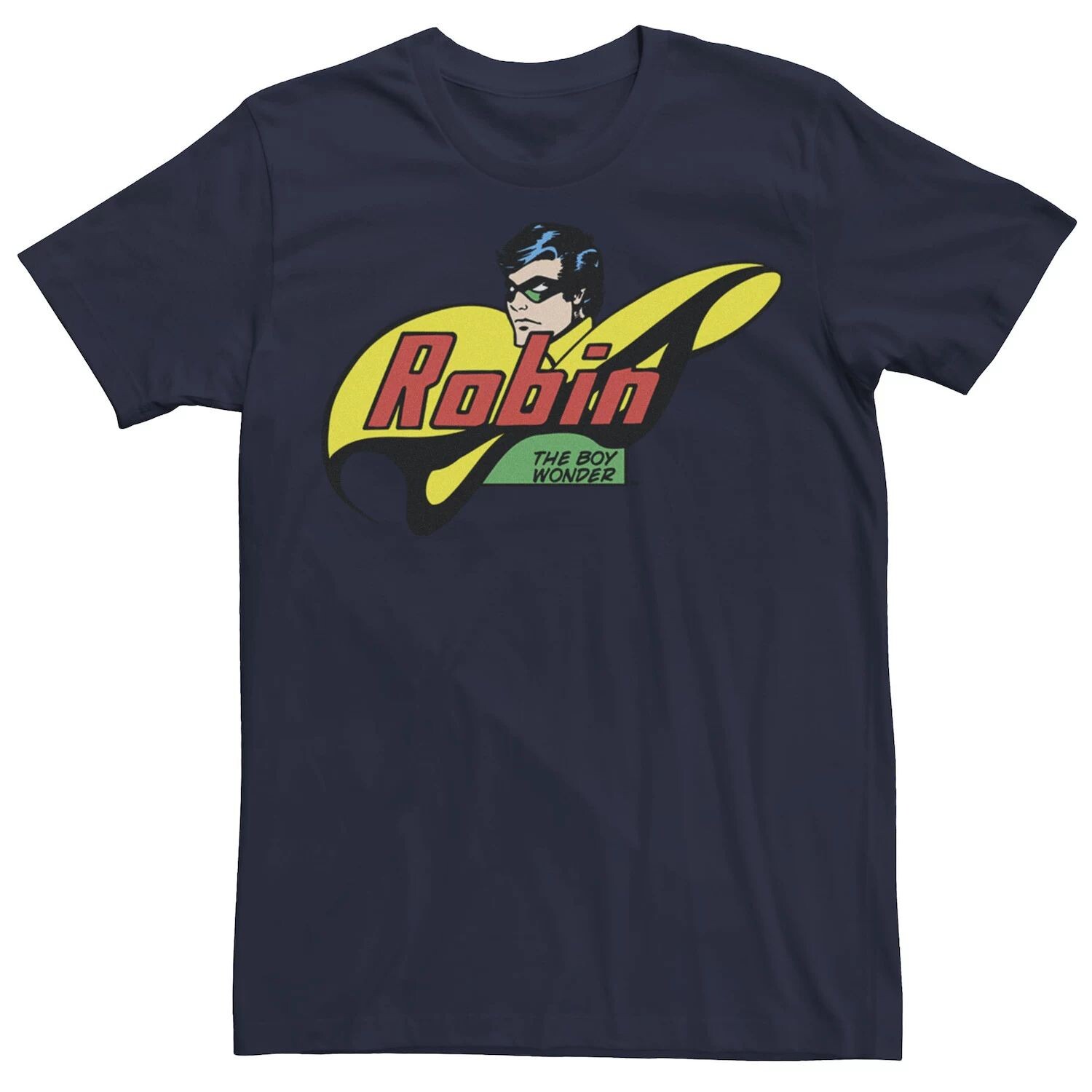 

Мужская футболка Robin The Boy Wonder Comics, Синяя DC Comics, синий