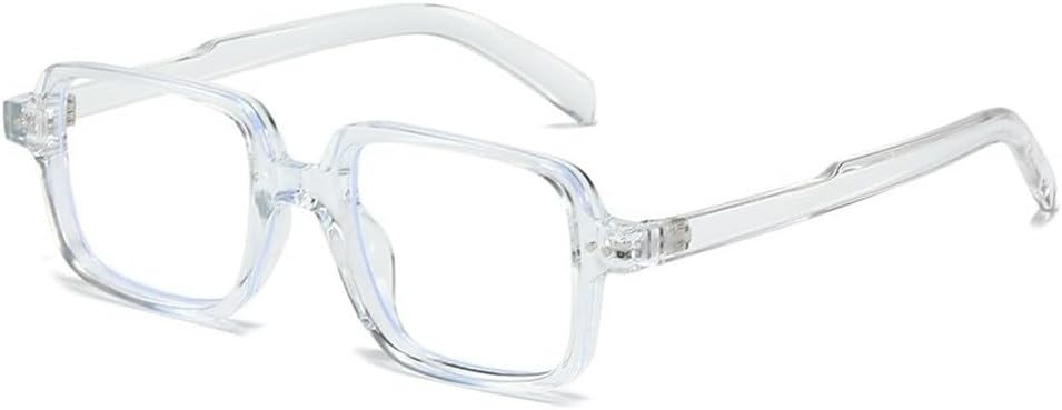 

Винтажные квадратные мужские солнцезащитные очки с заклепками, солнцезащитные очки UV400 для женщин в стиле панк, прозрачные градиентные солнцезащитные очки SKFGNX, Transparent Clear