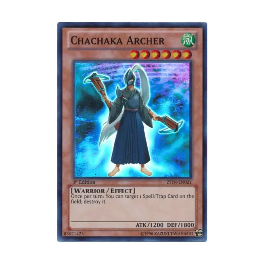 

CCG Чачака-лучник (супер редкий), Yu-Gi-Oh - Zexal Collection Tin - Singles