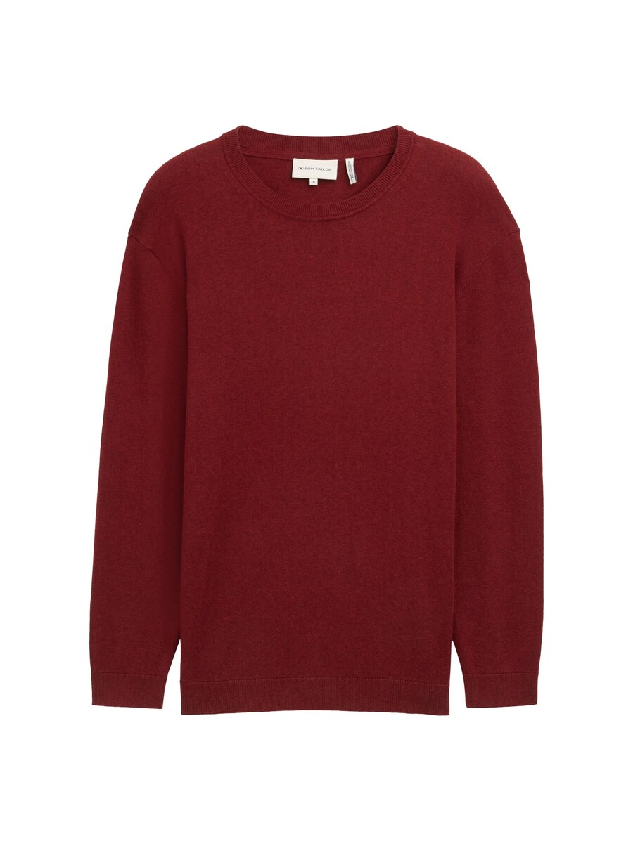

Свитер TOM TAILOR Men + Sweater, темно-красный