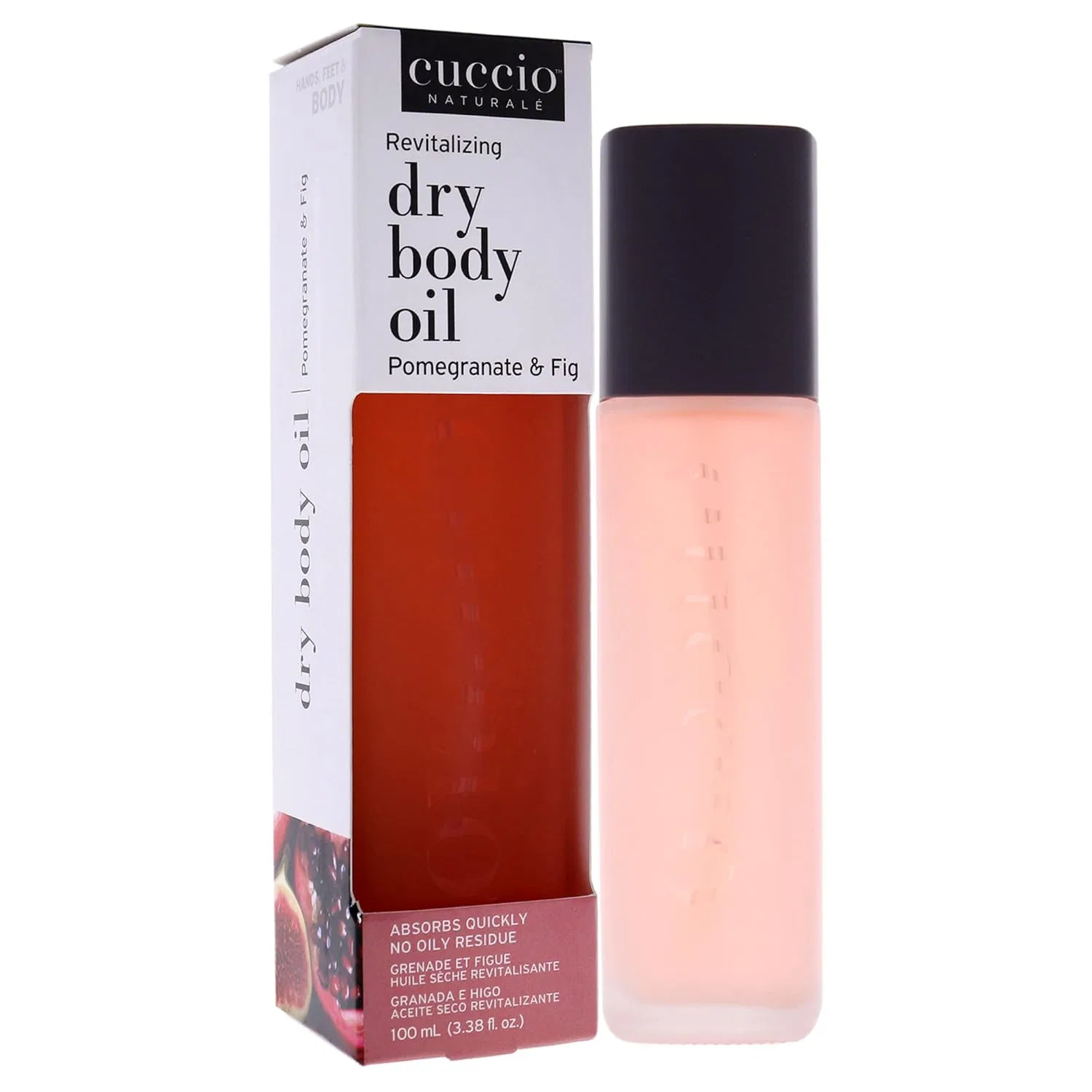 Сухое масло для тела Revitalizing Dry Body Oil Гранат и Инжир от Cuccio Naturale 10 мл Cuccio — фото 3