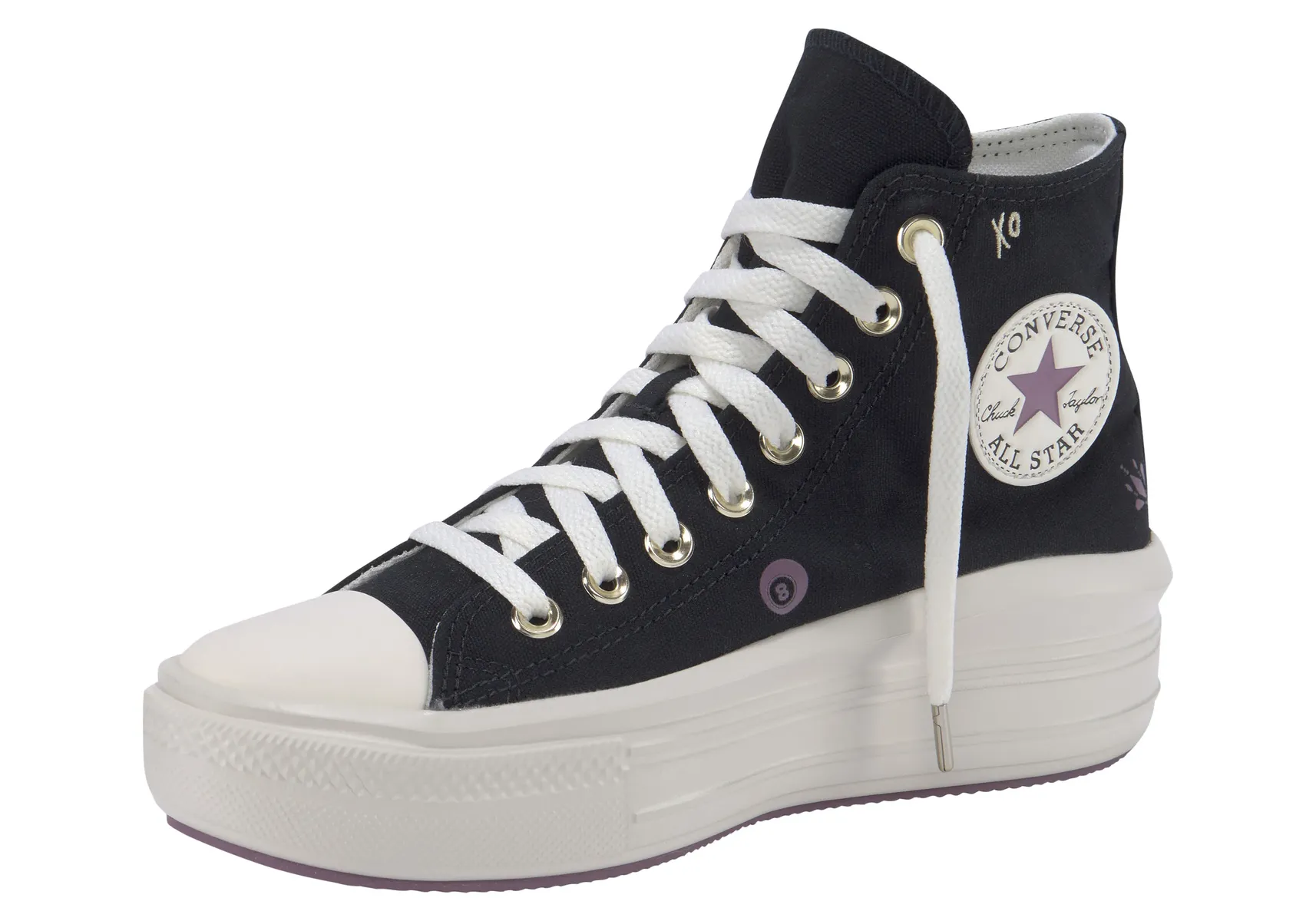 

Кроссовки Converse "CHUCK TAYLOR ALL STAR MOVE PLATFORM", цвет Black/Dreamy