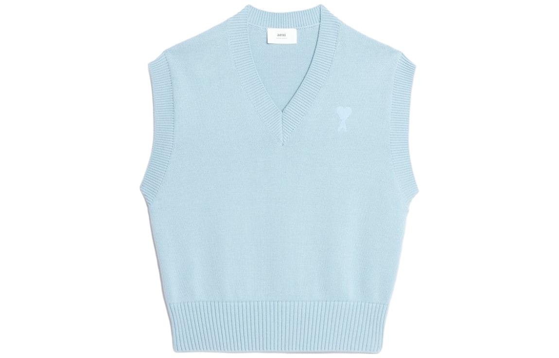 

Весенне-летняя коллекция 2023 Жилет унисекс небесно-голубой AMIPARIS, Синий, Весенне-летняя коллекция 2023 Жилет унисекс небесно-голубой AMIPARIS