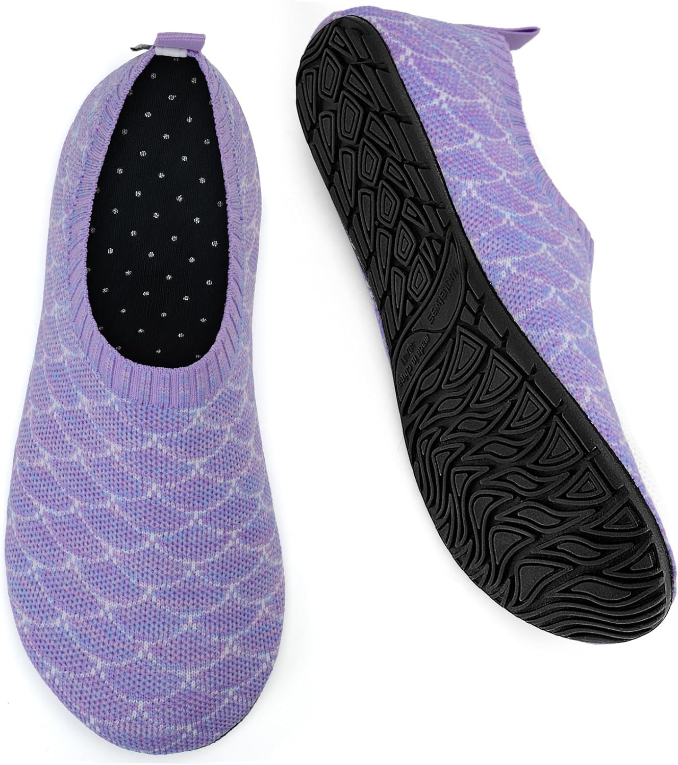 

Водонепроницаемая обувь WateLves для женщин и мужчин, дорожные тапочки, носки, домашние тапочки, быстросохнущие аква-носки для пляжа, пурпурный