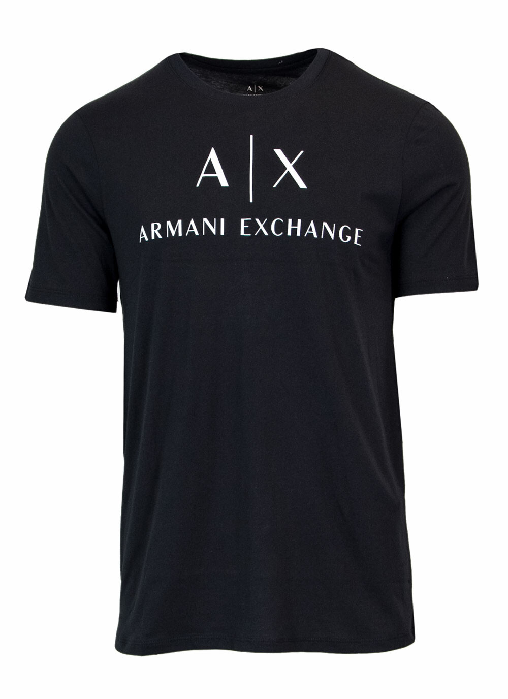 

Футболка мужская Armani Exchange с логотипом бренда на груди, черный
