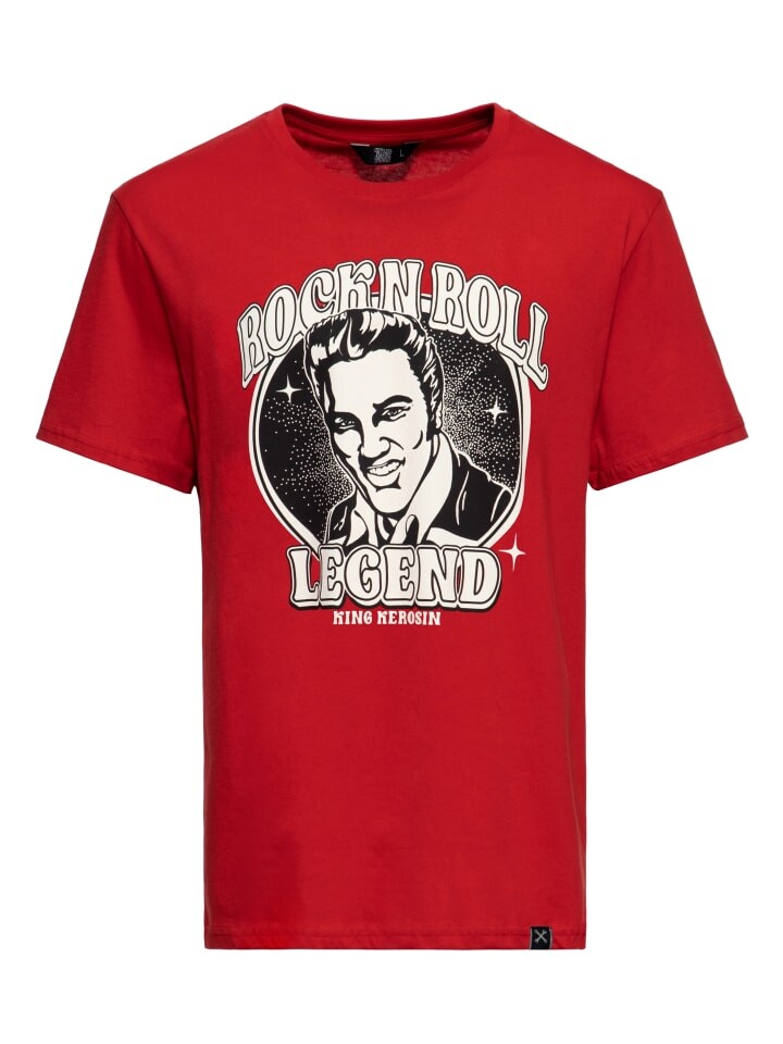 

Футболка King Kerosin Rock n Roll Legend, красный