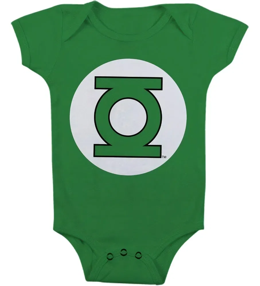 Боди для малышей с логотипом Green Lantern, DC Comics, зеленый