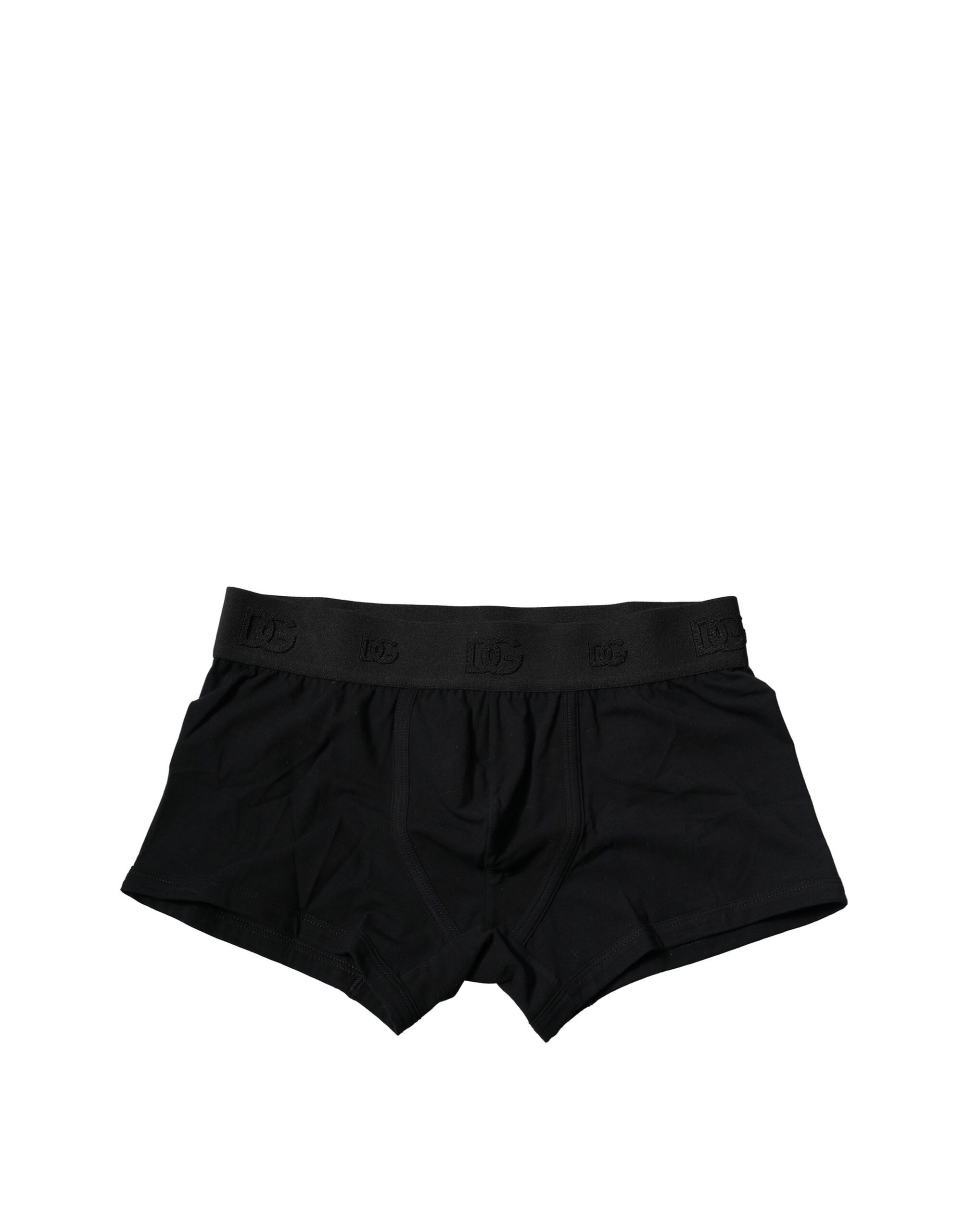 

Черные хлопковые стрейч-боксеры стандартного размера Dolce & Gabbana, Black