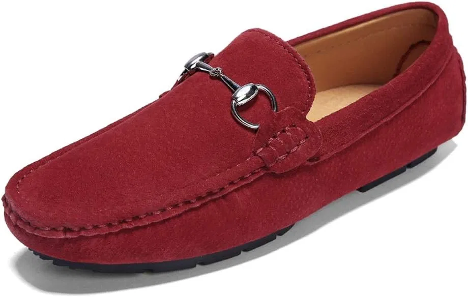 Мокасины Classic Comfortable Lightweight Moccasin Driving Shoes, винный TEDALIHAO