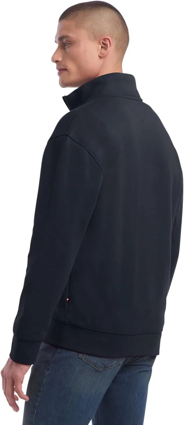 Свитшот Tommy Hilfiger Bill 1/4 Zip, черный — фото 4