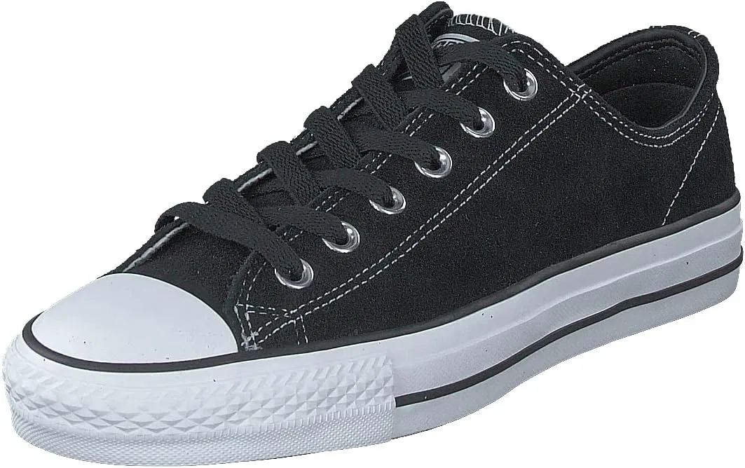 Кроссовки Converse Unisex Skate CTAS Pro Ox Suede для фитнеса и скейтбординга, Black Black White 001 — фото 3