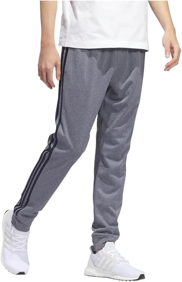 Мужские спортивные брюки Adidas с тремя полосками из трикотажа, Legend Ink Melange