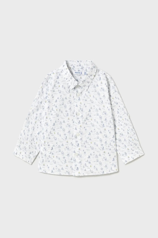 

Детская хлопковая рубашка Mayoral, синий