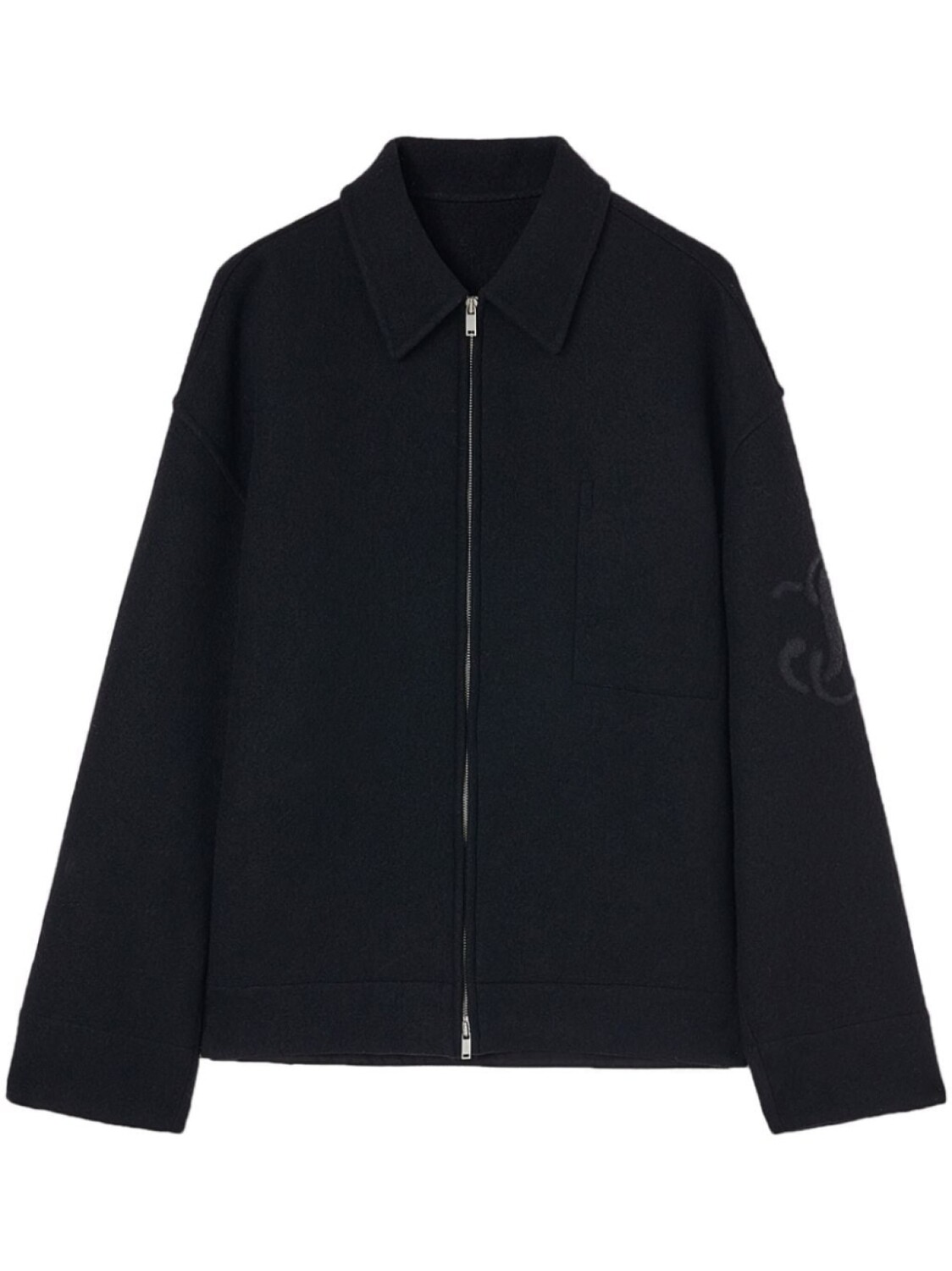 

Jil Sander шерстяная куртка на молнии, черный