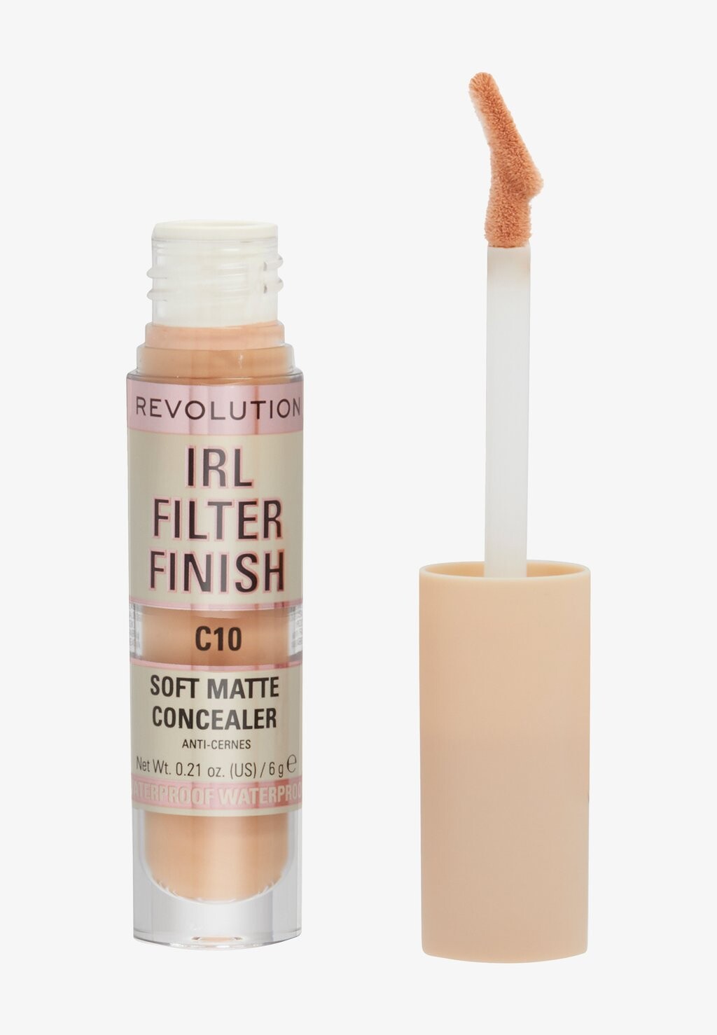 

Консилер REVOLUTION IRL FILTER FINISH CONCEALER Makeup Revolution, цвет brown