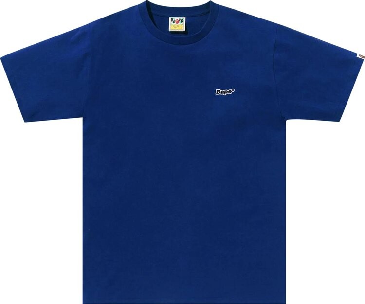 

Футболка BAPE Patch One Point 'Blue', синий