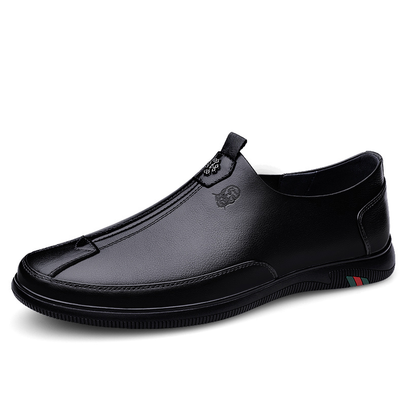 

LAORENTOU Мужские повседневные туфли с низким верхом, черные/коричневые