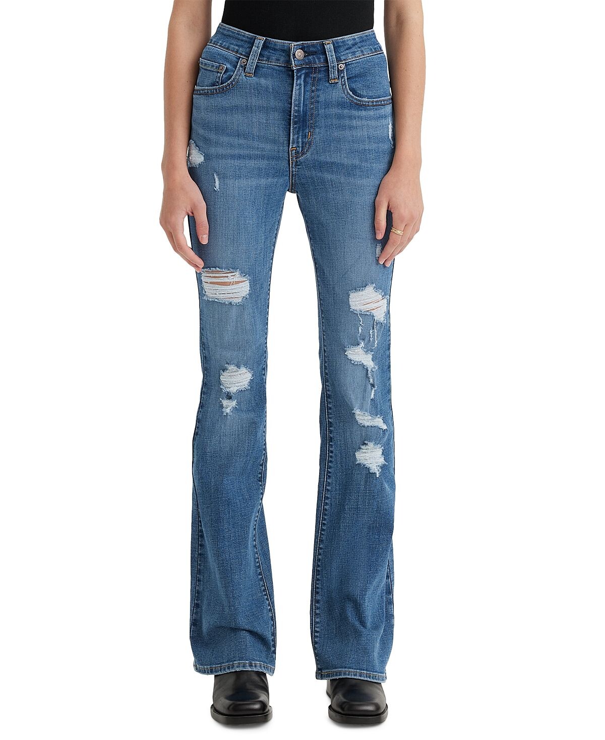 

Женские джинсы-клеш узкого кроя с высокой посадкой 726 Levi's