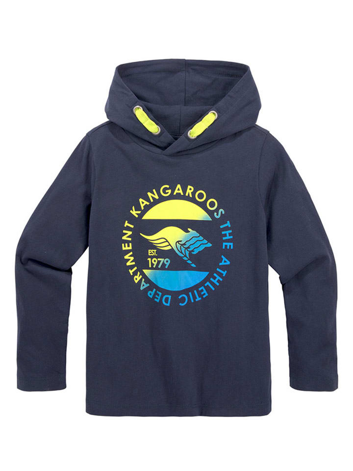 Kangaroos Футболка с длинными рукавами темно-синего цвета — фото 4