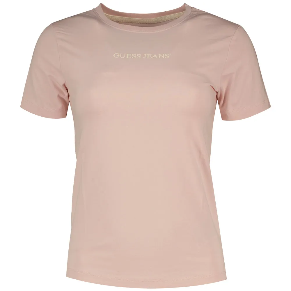 

Футболка с коротким рукавом Guess Jeans Gj Cn Slim Logo Print, розовый